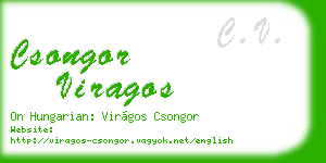 csongor viragos business card