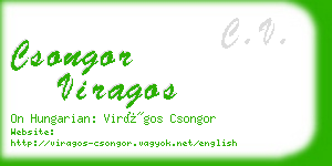 csongor viragos business card